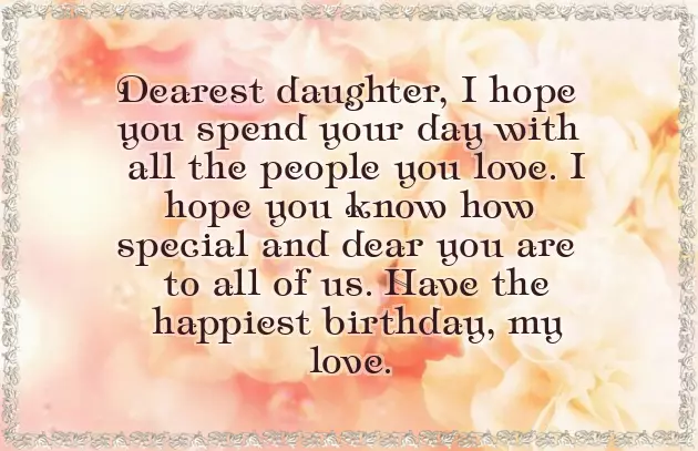 6 Year Old Daughter Birthday Wishes