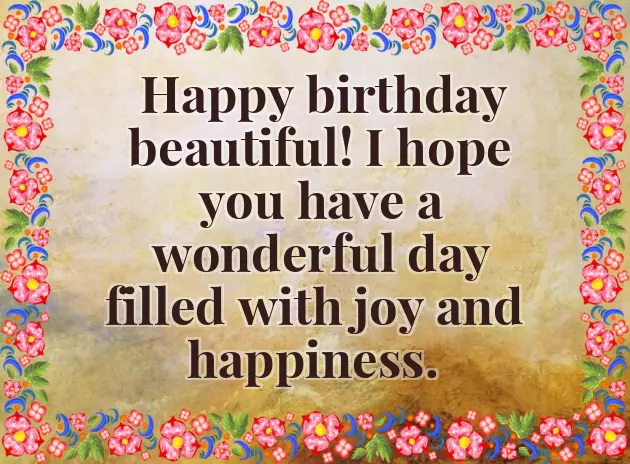 Short Beautiful Birthday Wishes Short Beautiful Birthday Wishes