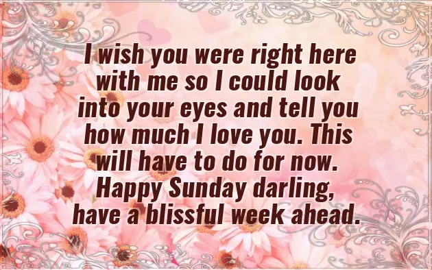 Greetings For Sunday Morning