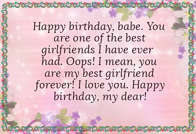 Lovely Birthday Wishes For Gf Lovely Birthday Wishes For Gf