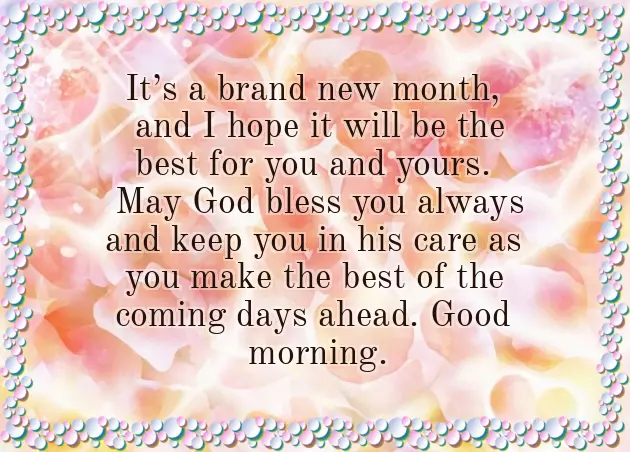 New Month Messages For Him