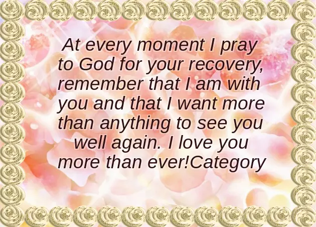 Quick Recovery My Love