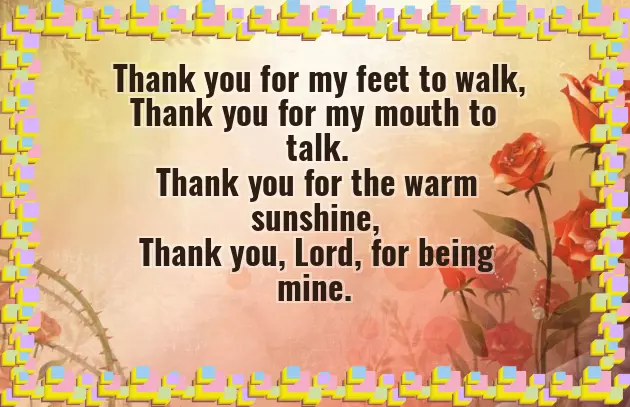 Short Easy Poems For Kids