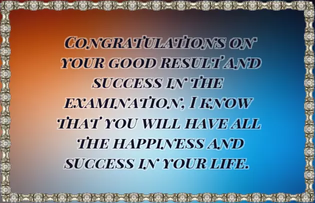 Congratulations On Your Good Grades