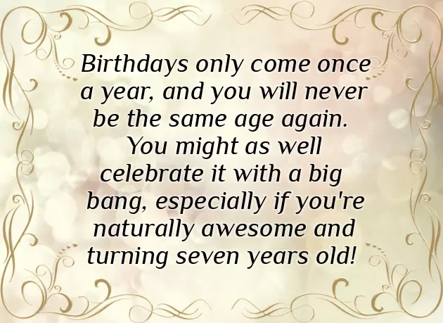 Son 7Th Birthday Wishes