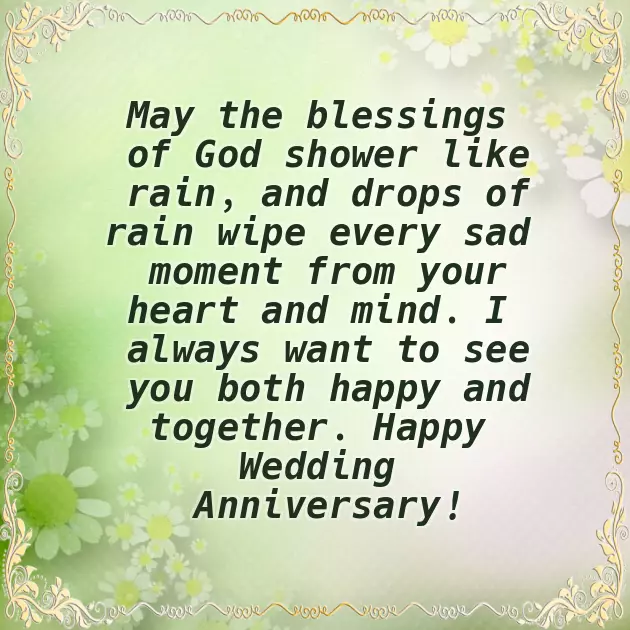 Wedding Anniversary Wishes For Brother And Sister