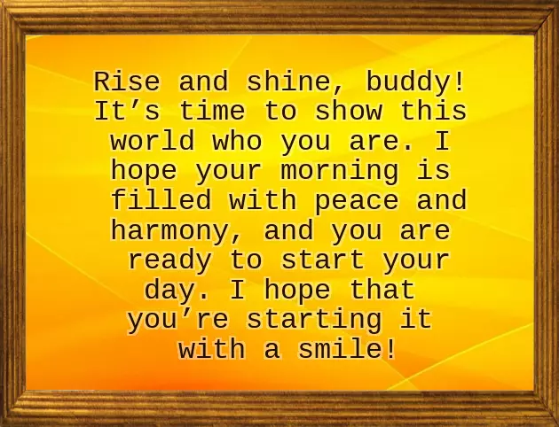 Good Morning Message For Sweet Friend