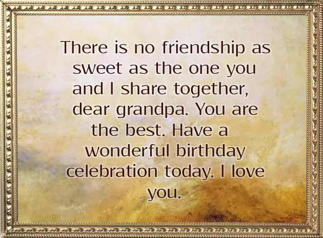 Happy Birthday Wishes Grandfather