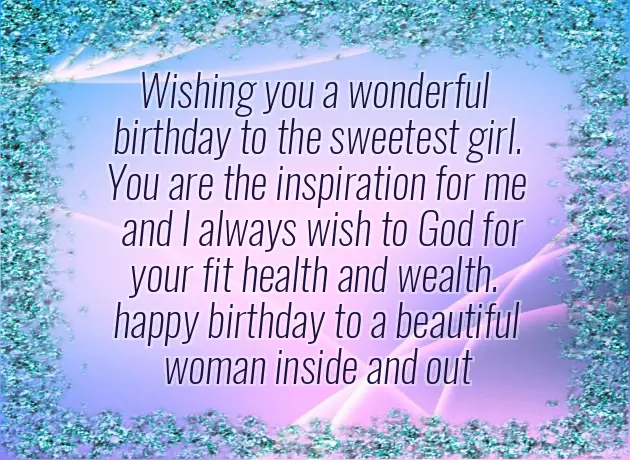 Happy Birthday For Beautiful Girl