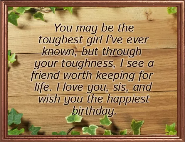 Birthday Wishes By Sister To Brother