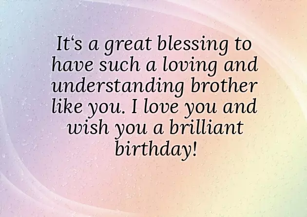 Little Brother Blessings Birthday Wishes