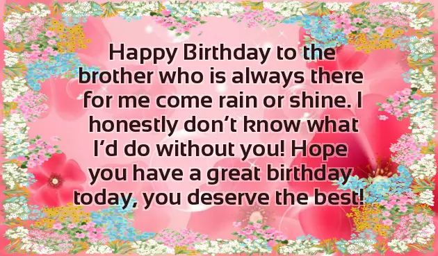 Many More Happy Returns Of The Day Brother