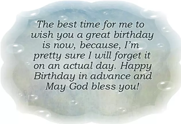 Happy Birthday In Advance For Boyfriend