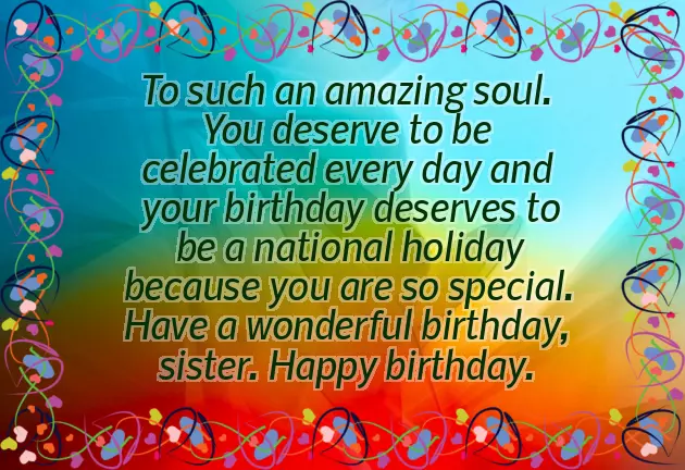 Sweet Sister Birthday