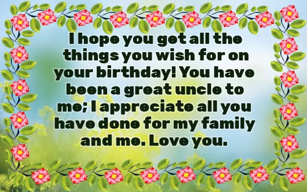 Uncle Birthday Wishes Uncle Birthday Wishes