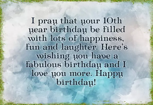 Happy Birthday Niece 10 Years Old Happy Birthday Niece 10 Years Old
