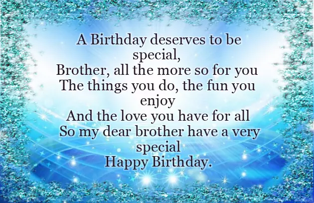 Words For Birthday Brother Words For Birthday Brother