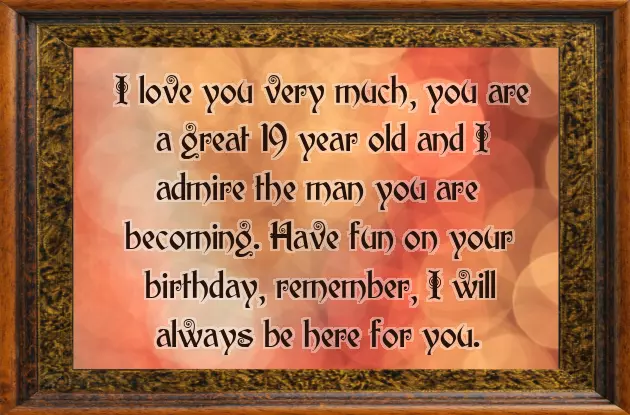 Happy Birthday 19 Years Happy Birthday 19 Years