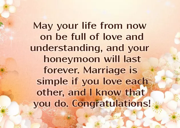 For New Couple Wishes