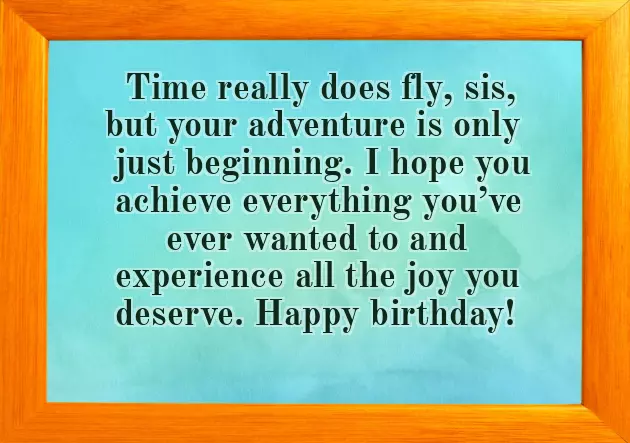 Happy Birthday Sweet Sister Wishes