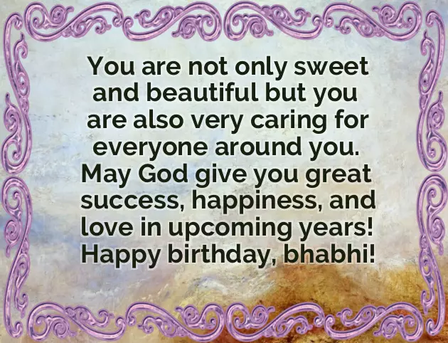 Bday Wishes For Bhabhi