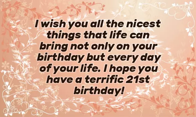 Birthday Wishes For Nephew Turning 21