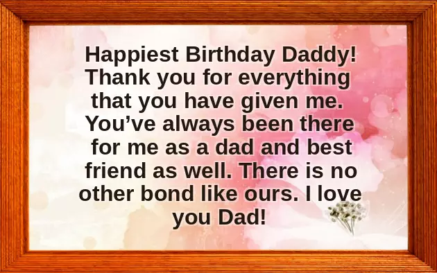 Nice Birthday Wishes For Dad