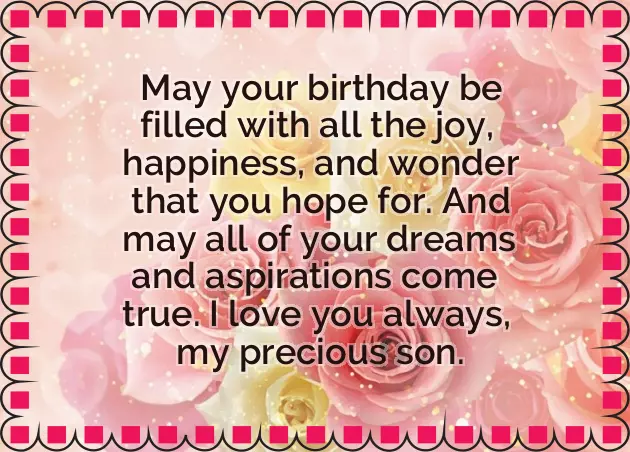 Birthday Greetings To A Little Boy