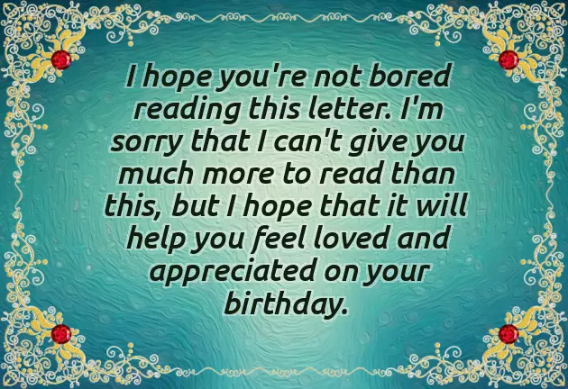 Romantic Birthday Letter For Boyfriend Romantic Birthday Letter For Boyfriend