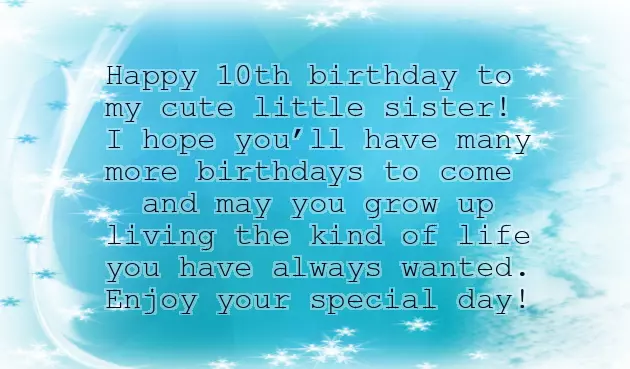 Birthday Wishes For My 10 Year Old Daughter Birthday Wishes For My 10 Year Old Daughter