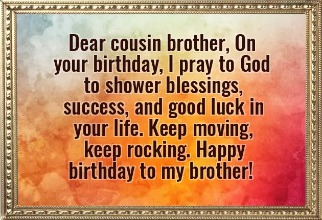 Birthday Wishes For Brother Lines