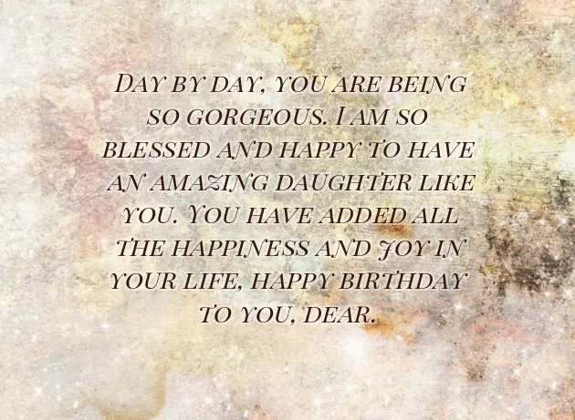 Today My Sweet Daughter Birthday