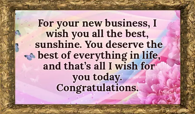 Congratulations For Business Opening