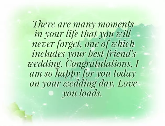 Congratulations Message On Wedding Invitation