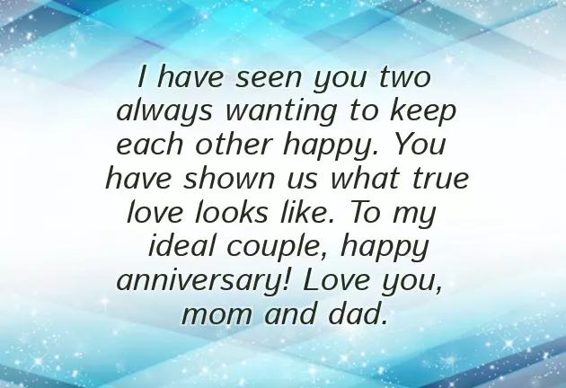 Marriage Anniversary Greetings To Parents