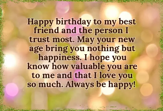Birthday Words To Best Friend Birthday Words To Best Friend