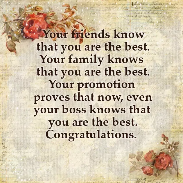 Congratulations Hubby For Promotion