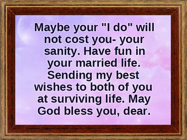 Advance Happy Married Life Wishes For Friend