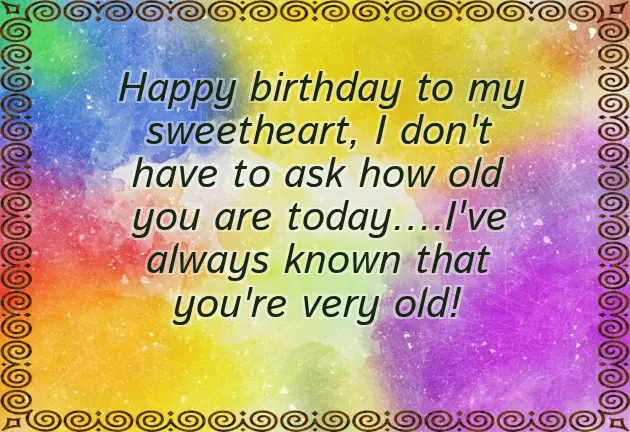 Comedy Birthday Greetings