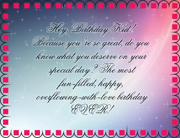 Birthday Wishes For Kindergarten Students Birthday Wishes For Kindergarten Students