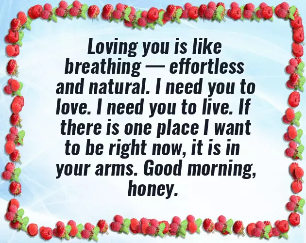 A Good Morning Message To My Love A Good Morning Message To My Love