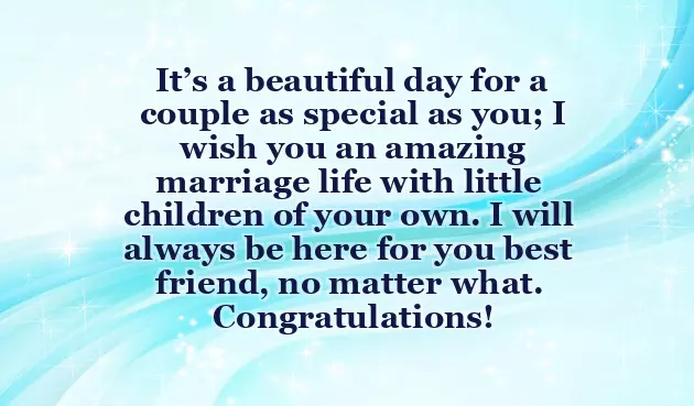 Best Marriage Wishes For Best Friend