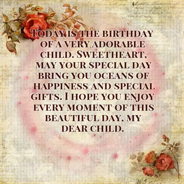 Birthday Wish Message For Son