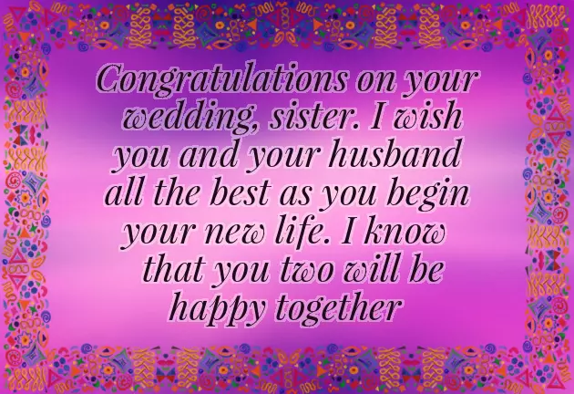 Congratulations On Your Sister Congratulations On Your Sister