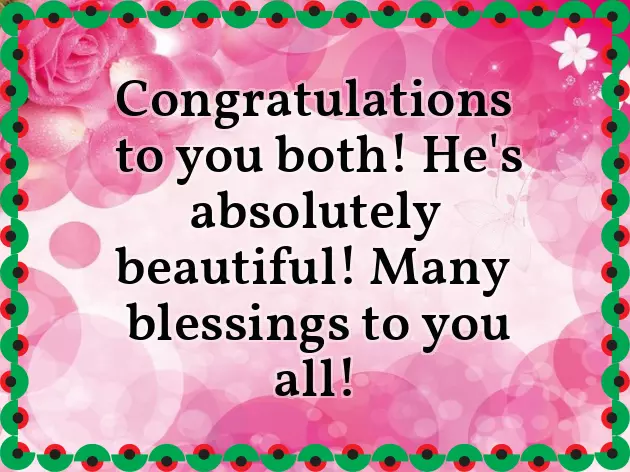 Welcome To The World Baby Boy