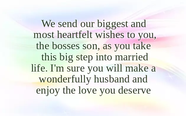 Boss Daughter Marriage Wishes