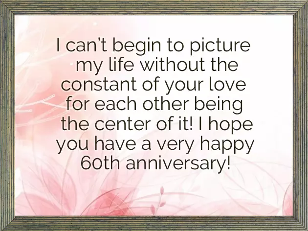 60Th Anniversary Wishes For Parents 60Th Anniversary Wishes For Parents