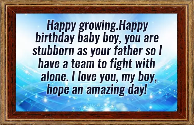 Happy Birthday Wishes 1 Year Boy