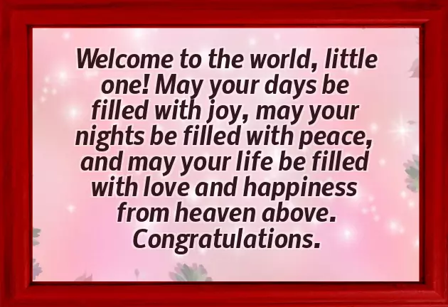 Baby Shower Well Wishes