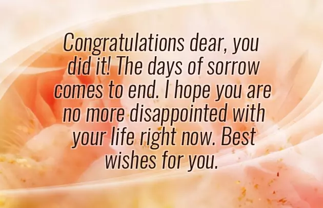 Congratulations Friend